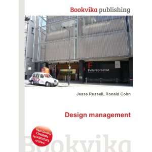  Design management Ronald Cohn Jesse Russell Books