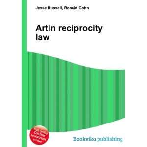  Artin reciprocity law Ronald Cohn Jesse Russell Books
