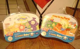 Vsmile Baby Time Teletubbies & Day on Farm Games NEW  