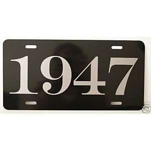  1947 YEAR LICENSE PLATE Automotive