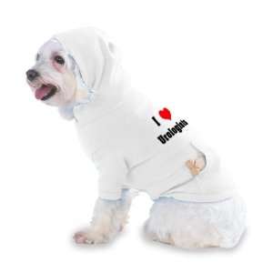  I Love/Heart Urologists Hooded T Shirt for Dog or Cat X 