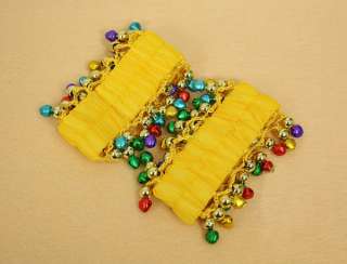 pcs Belly Dance Costume Color bell bracelet/9 Colors  