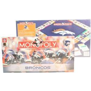  Denver Broncos Edition Monopoly Board Game Sports 