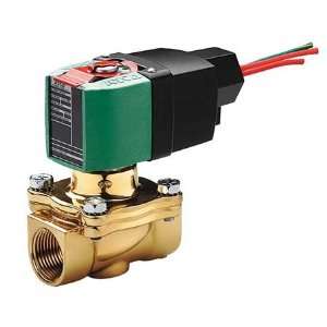  ASCO 8210P033 Solenoid Valve,Normally Open,3/8In,Brass 