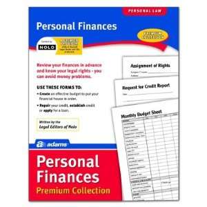  Adams Personal Finance Pack Premium Forms Collection 