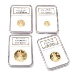    2008 Four Piece Proof Gold Eagle Set PF69 NGC: Sports & Outdoors
