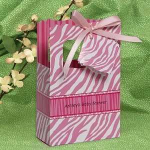   Baby Zebra   Classic Personalized Baby Shower Favor Boxes: Toys