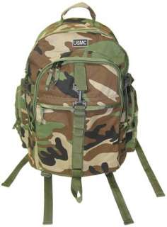 USMC Backpack Rucksack CAMO Bag Marine Corp w/Patch 15C  