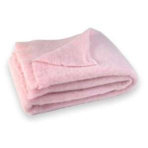  Brushed Alpaca Throw in Cotton Candy Pink