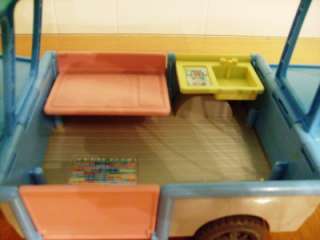 FISHER PRICE LOVING FAMILY DOLLHOUSE POP UP CAMPER WITH HITCH  