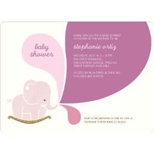  Elephant Rocker Baby Shower Invitations: Health & Personal 