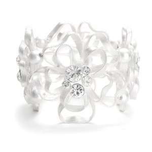   Mariell ~ Wholesale Stretch Bracelet in Ribbon Flower Design Jewelry