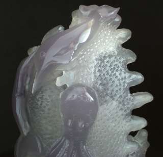   COLLECTBIE ! BIG AGATE HAND CRAVING: OCEAN LIFES OCTOPUS & DOLPHIN