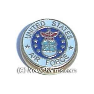  United States Air Force Floating Locket Charm Jewelry