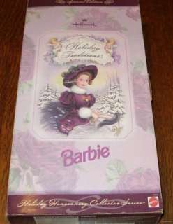 Hallmark Holiday traditions Barbie Mattel NIB  