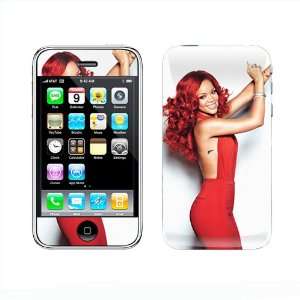  Meestick Rihanna Vinyl Adhesive Decal Skin for iPhone 3G 