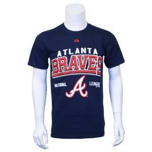 Atlanta Braves Classic National League MLB T Shirt:  Sports 