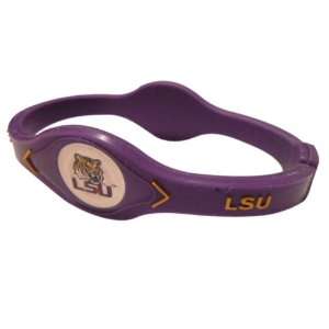 LSU Tigers Bracelet Purple & Yellow (Medium, 7.5)   Power   Force 
