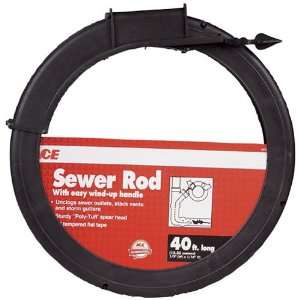  2 each: Autowind Flat Sewer Rod (95040): Home Improvement