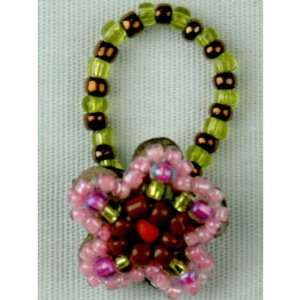  Beaded Flower Ring Arts, Crafts & Sewing