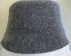 NWT Nine West Wool Felt Cloche Hat SRP $38 in GREY 884409120572  