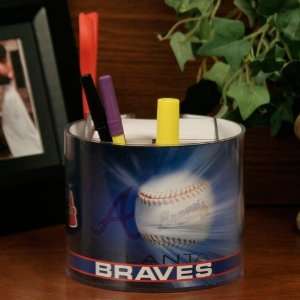  Atlanta Braves Baseball Graphic Paper & Desk Caddy Sports 