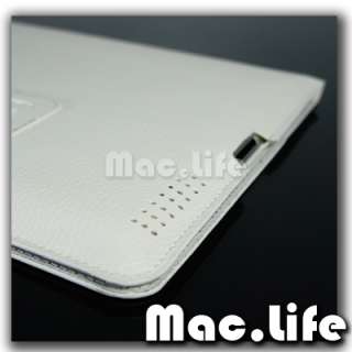 White Slim Leather Case Cover for Apple iPad 2 3G Wifi  