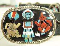 Native American Zuni Bev Etsate Sterling Apache Crown Dancer Kachina 
