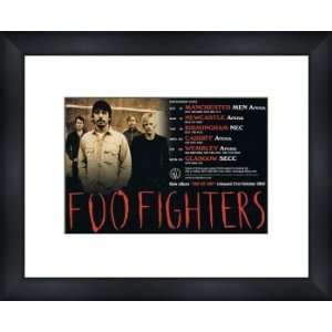  FOO FIGHTERS UK Tour 2002   Custom Framed Original Ad 