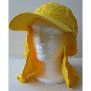  CLEARANCE Yellow Legionnaire Neck Cover Hat   Elastic 