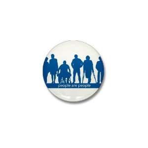  People Are People Autism Mini Button by  Patio 