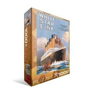  White Star Line Titanic 1000 Piece Puzzle: Toys & Games