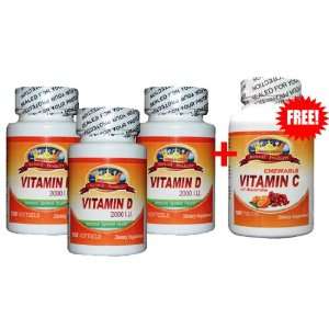  Vitamin D 3 Pack Combo