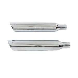 Screamin Eagle Type Pair of Side Slash Mufflers with Removable Baffles 