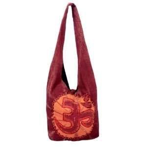  Om Yoga Bag   Shoulder / Sling Bag with Embrodiered Om 