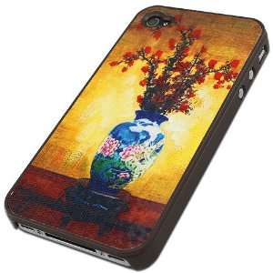  Oil painting Skin Hard Back Case Cover for Apple iPhone 4 