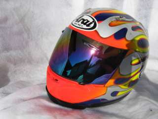 Arai Vector helmet visor shield Iridium Rainbow RR4  