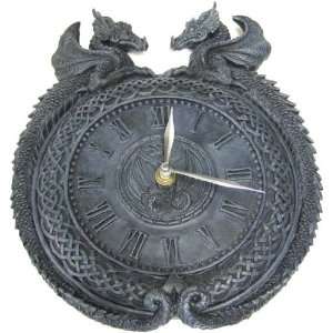 Awesome Twin Dragons Celtic Knotwork Wall Clock