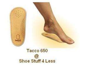 Tacco 650 3/4 Length Orthotic Arch Support  ALL SIZES  
