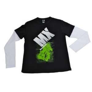   Youth Kids Mx Long Sleeve Twofer T shirt Size Small: Everything Else
