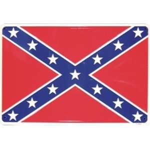    Confederate Rebel Flag 18x12 Metal Sign: Patio, Lawn & Garden