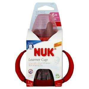 Gerber/Nuk No Spill Learner/Sippy Cup w/ LATEX Spout 6+ 885131627179 