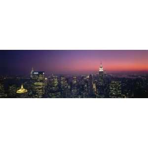  Twilight, Aerial, New York City, New York State, USA 