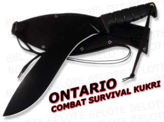 Ontario Knife Combat Survival Kukri w/ Sheath 6420 NEW  