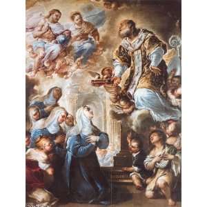   Luca Giordano   24 x 32 inches   San Nicola in gloria