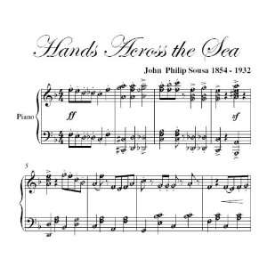   March Sousa Intermediate Piano Sheet Music John Philip Sousa Books