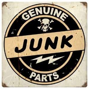  Genuine Junk Parts   Funny Garage Sign 