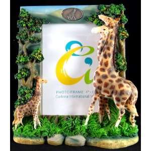 com Giraffe   Sculptured Decorative Detailed Resin Sculptured Picture 