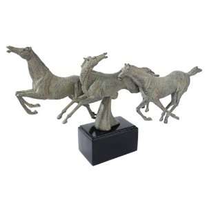 On Sale  Wild Stallion Horses Statue