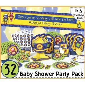  Robots   32 Baby Shower Party Pack: Toys & Games